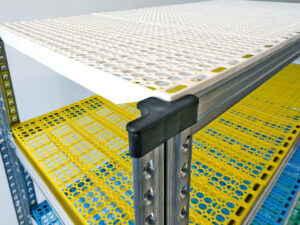 półka plastikowa perforowana