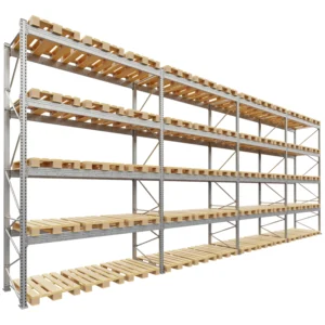 Duży regał magazynowy paletowy