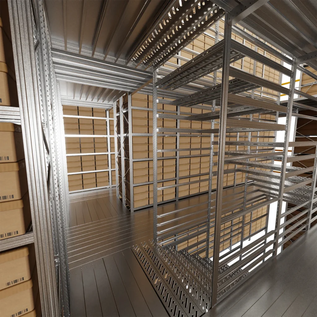 Antresola stalowa magazynowa